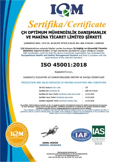 Sertifikalar — 2